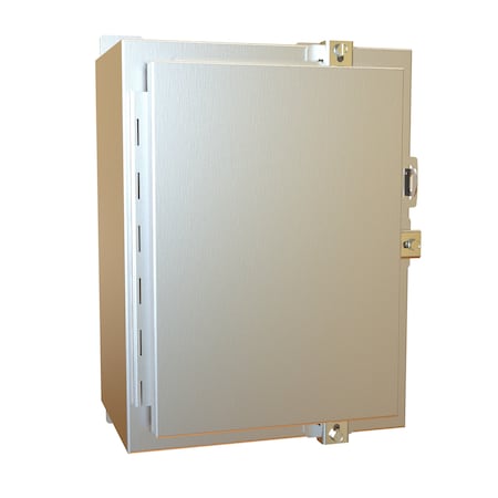 N4X Wallmount Enclosure With Panel, 16 X 12 X 8, 304 SS